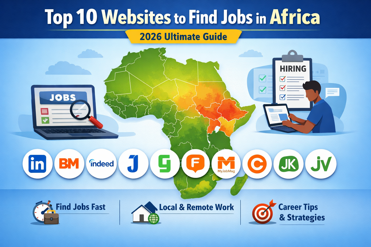 Top 10 Websites to Find Jobs in Africa | 2026 Ultimate Guide